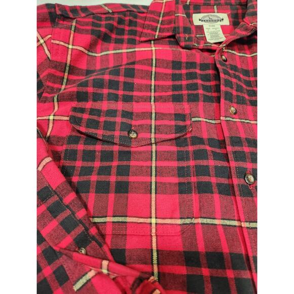 Eddie Bauer Legends vintage mens hunting flannel shirt size medium thick flannel - Picture 7 of 7